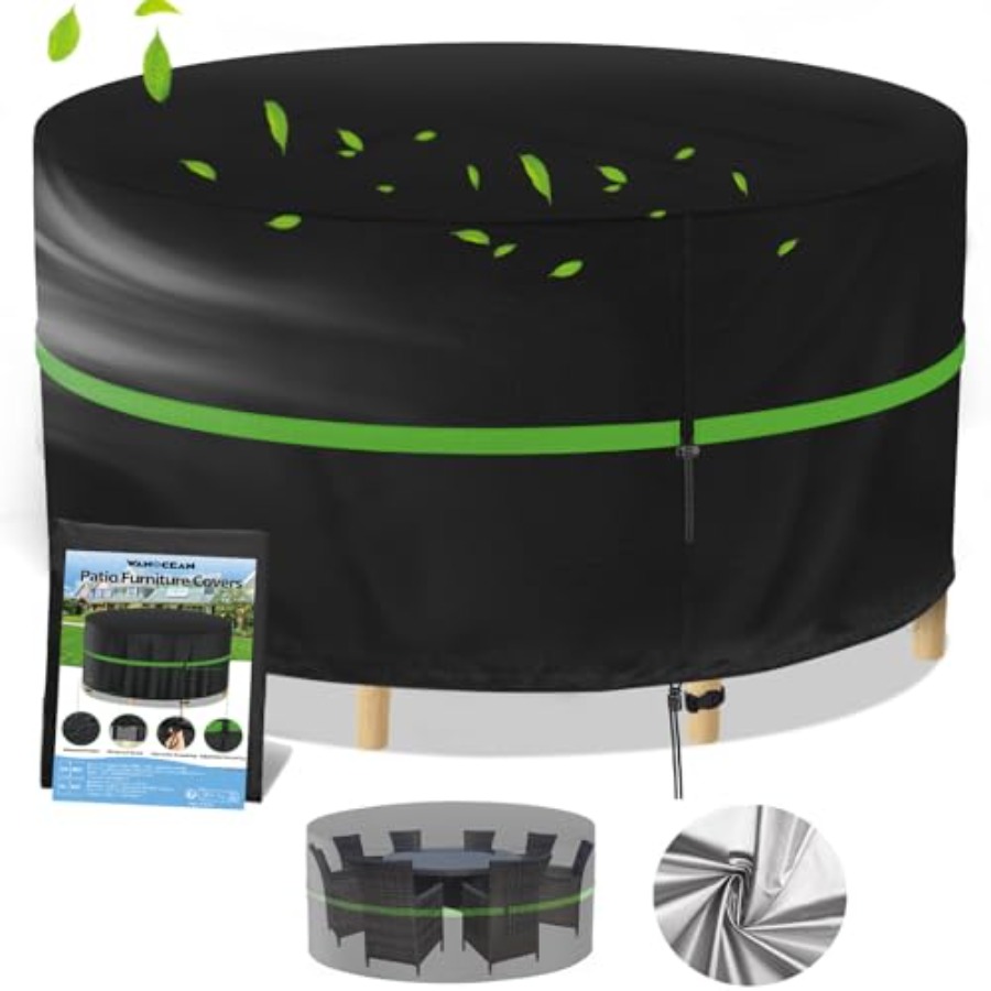 Outdoor Furniture Cover Waterproof - Круглые чехлы для садовой мебели, 100%