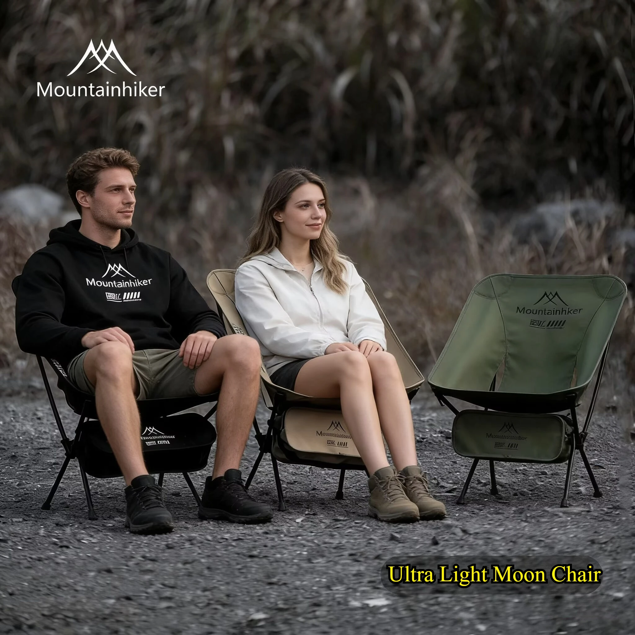 Outdoor Furniture Rocking Chair - MOUNTAINHIKER Усовершенствованное ультралегкое кресло-луна для кемпинга,