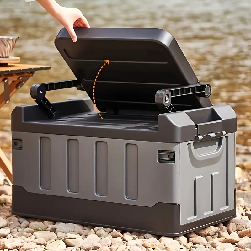 60-литровый складной ящик для  – обзор и цена Garden Storage Box