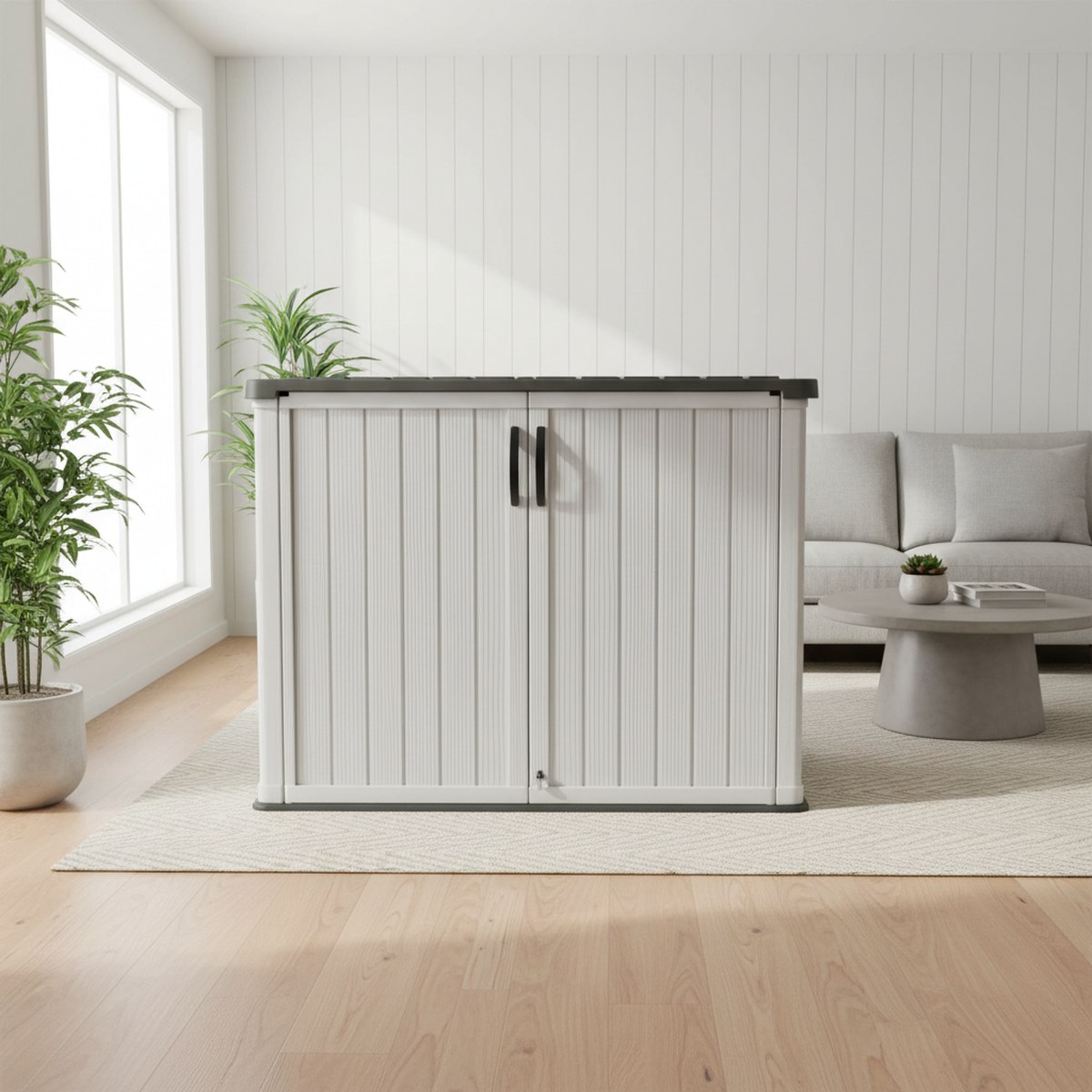 Большой пластиковый уличный са – обзор и цена Garden Storage Box