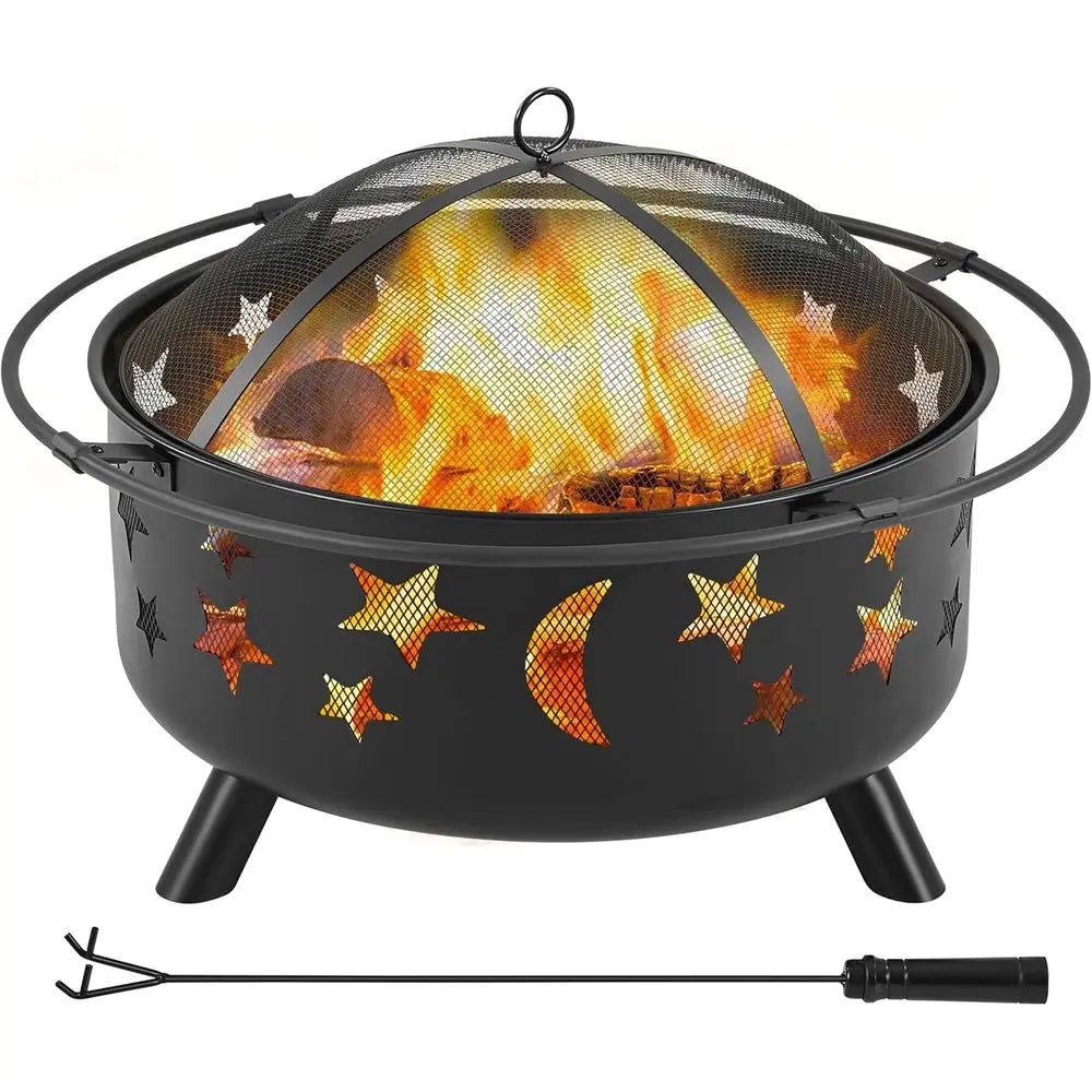 Большой уличный очаг для костр – обзор и цена Fire Pit Bowl