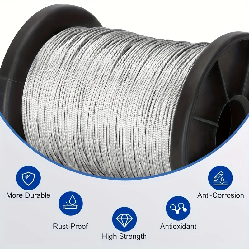 Трос из нержавеющей стали 50 м – обзор и цена Outdoor Furniture Rope