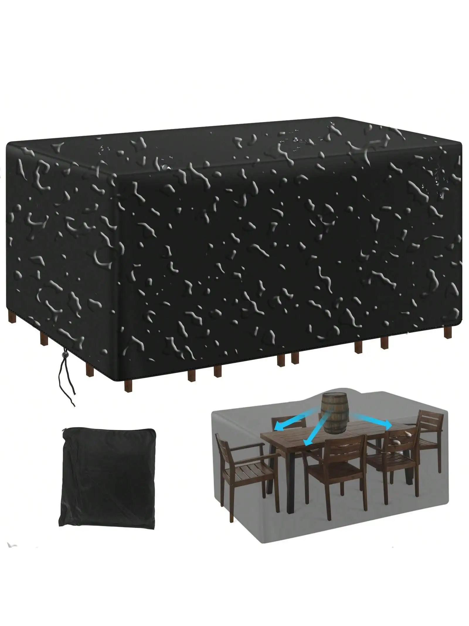 Многоразмерная уличная патио,  – обзор и цена Outdoor Furniture Cover Waterproof