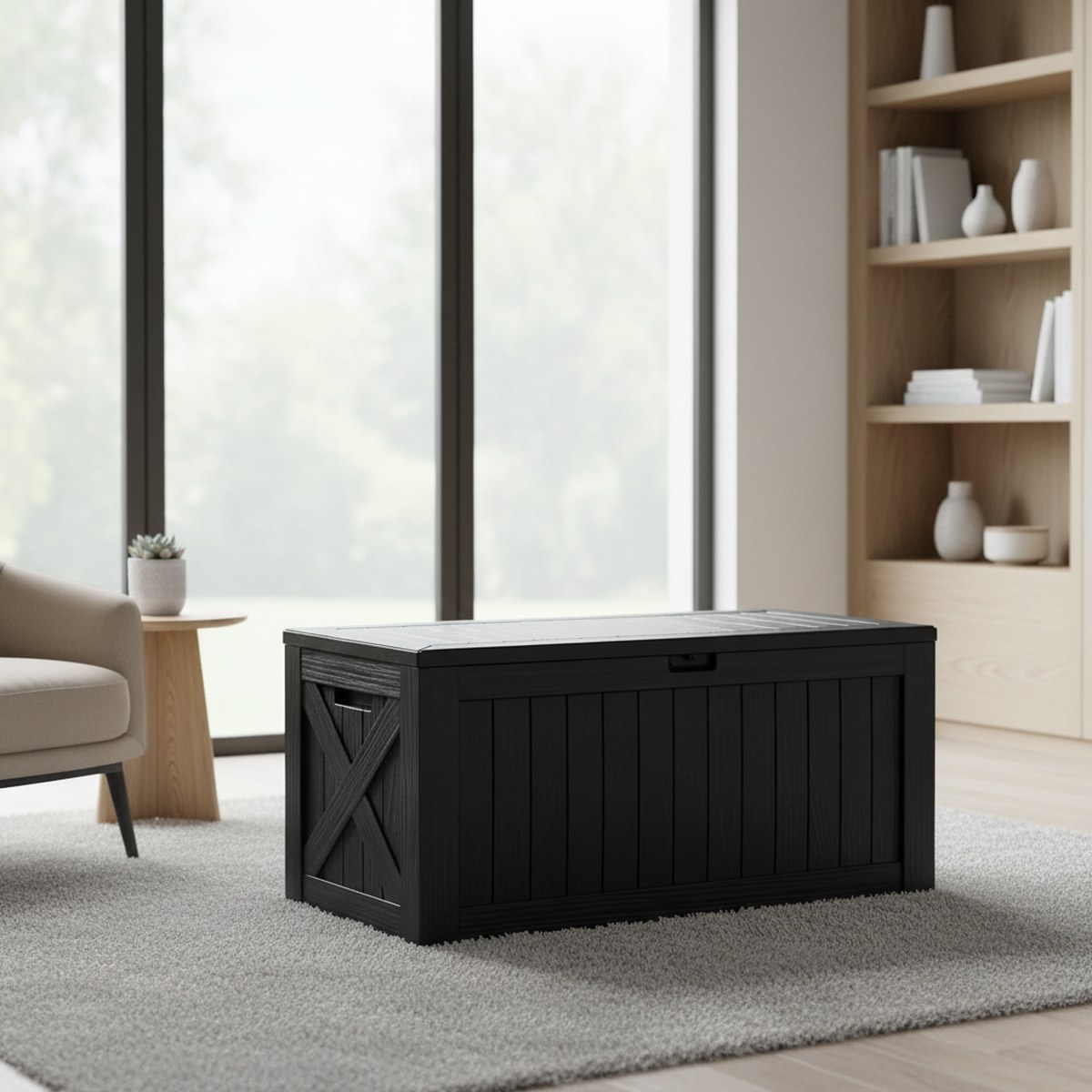 Большой уличный ящик для хране – обзор и цена Garden Storage Box