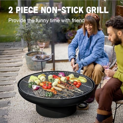 Стол-очаг 32 дюйма с крышкой,  – обзор и цена Fire Pit Bowl