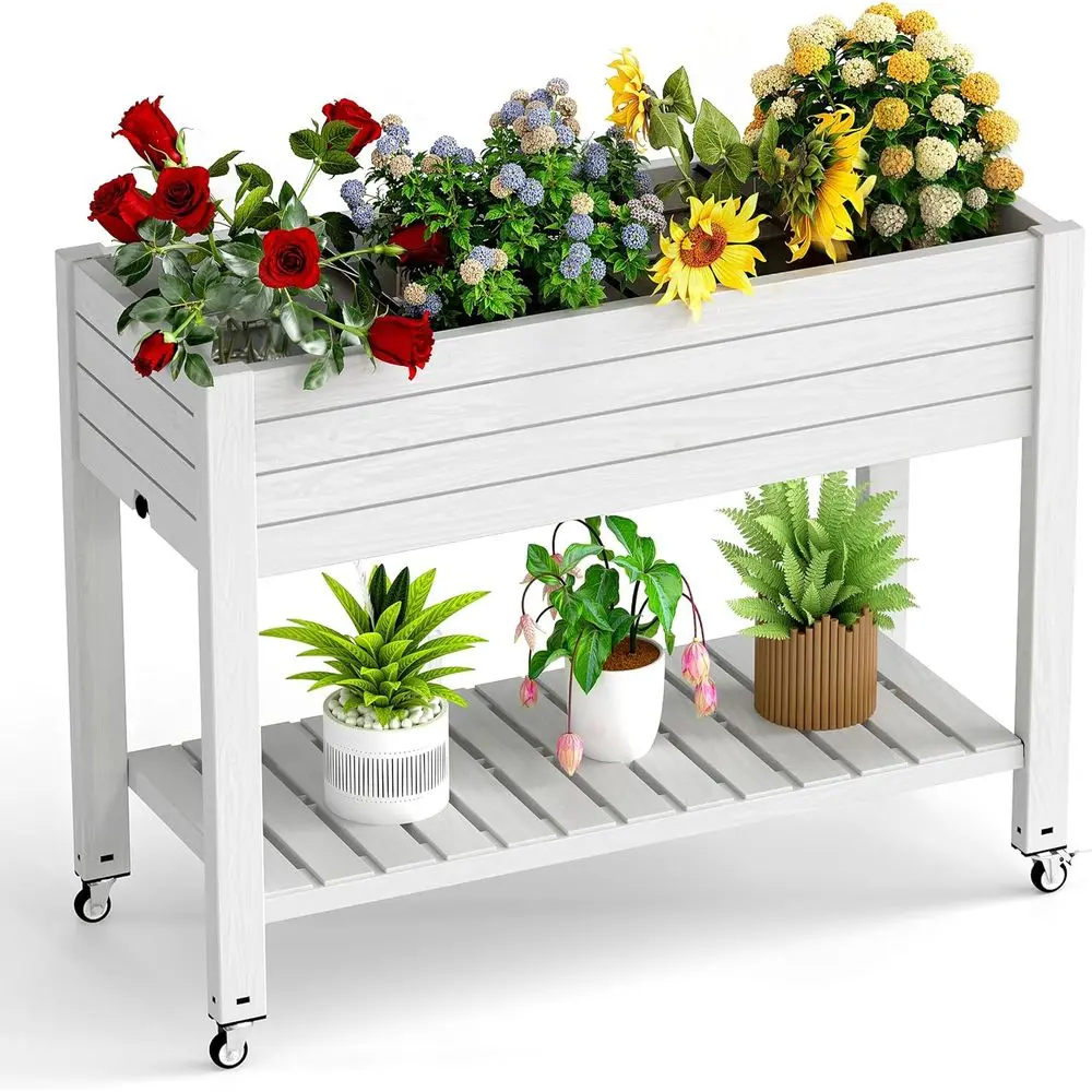 Приподнятая грядка для сада на – обзор и цена Garden Storage Box
