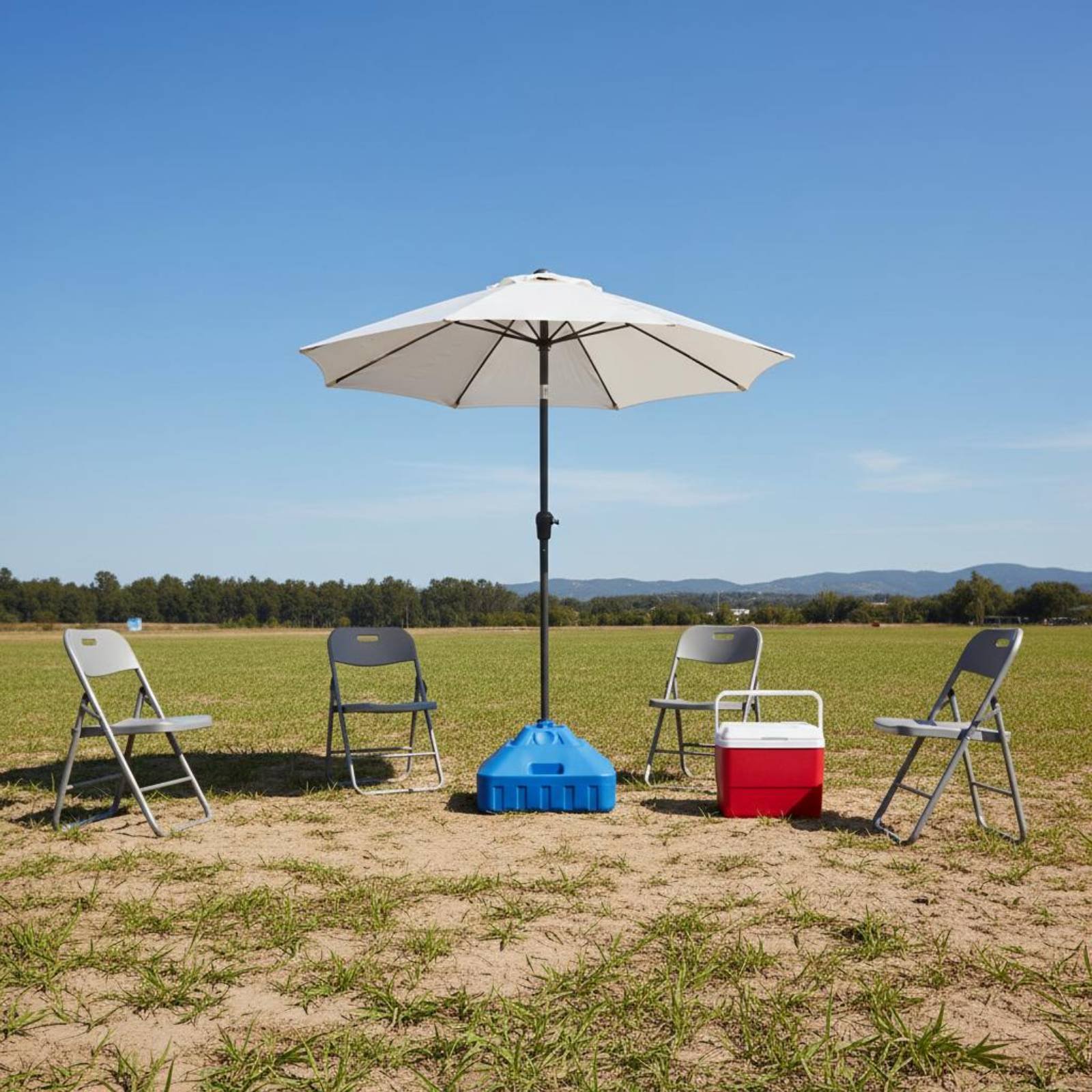 Основание для зонта с наполнен – обзор и цена Outdoor Furniture Vendors